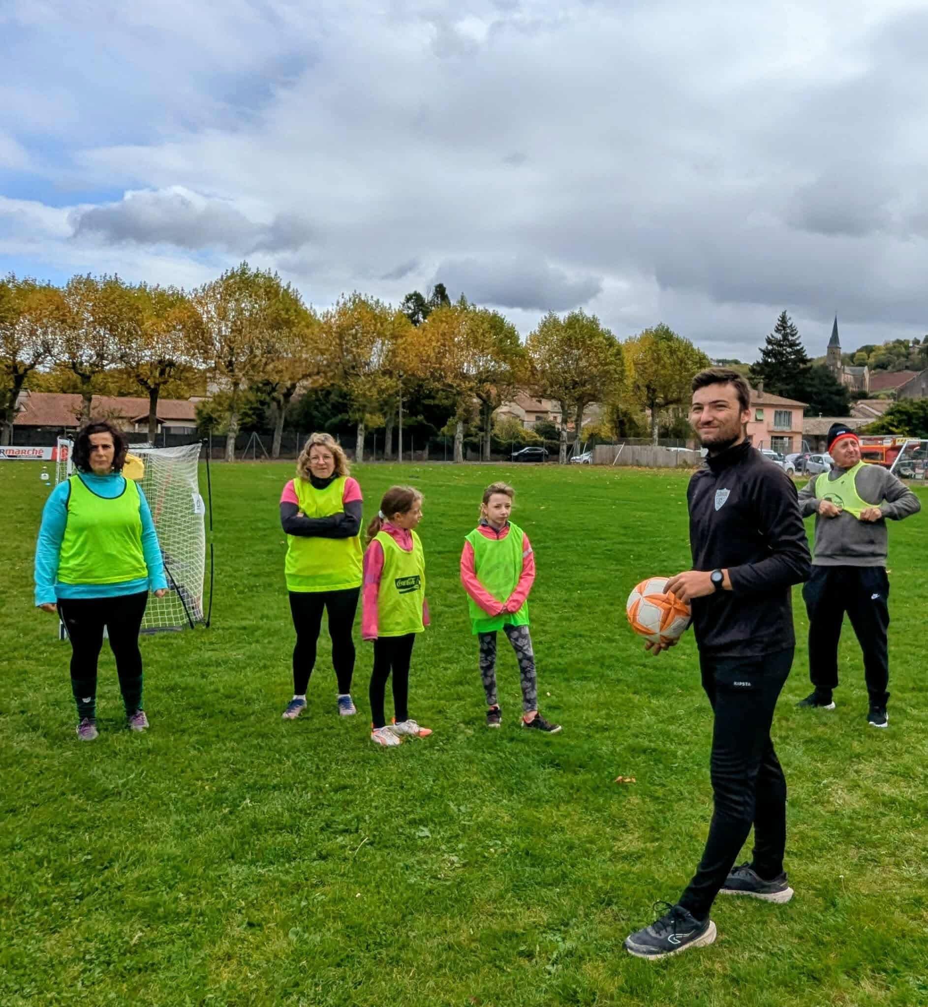 Démonstration Foot en Marchant JSRR, échauffement